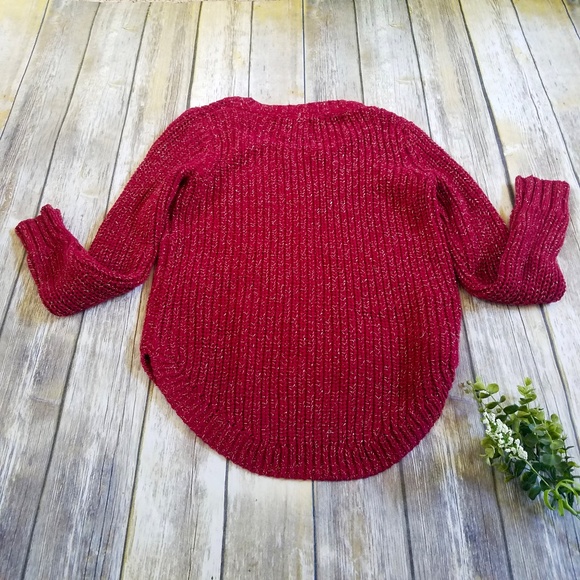 Between Me & You Red Sweater - Picture 2 of 6